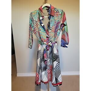 Desigual Shirt Dress Women’s Size 40 Or Size 6